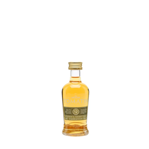 [55009560055] Whisky escocés de pura malta Highland Tomatin (50ml, 12)