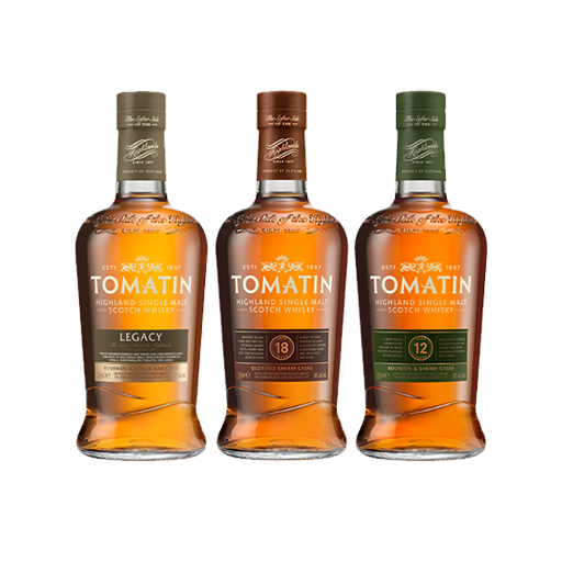 Whisky escocés de pura malta Highland Tomatin